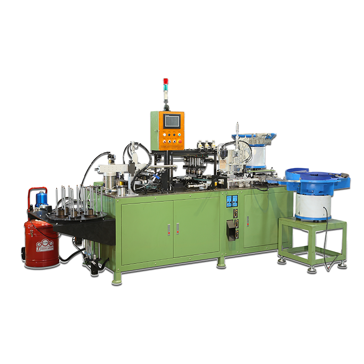 Oil Seal Spring Insertion, Air Leak Testing, and Grease Filling Machine