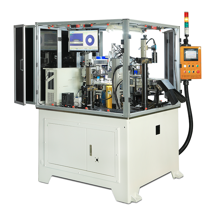 Steel ring insertion and inspection machine for valve steam seals